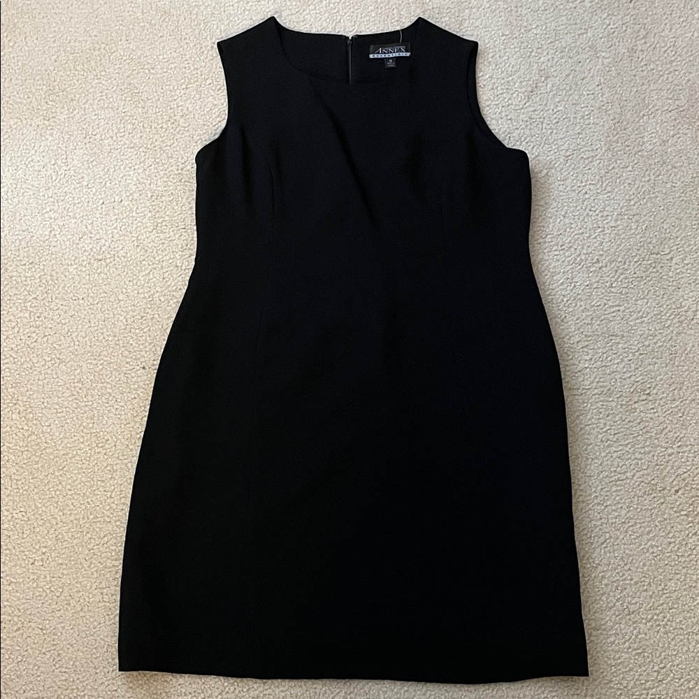 Vintage Annex Essentials by Casual Corner Classic Black Dress, Size 16 NWOT